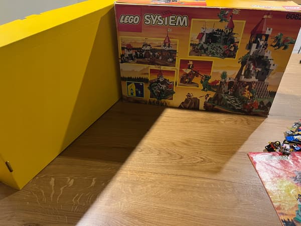 LEGO Castle Fire-Breathing Fortress with box and instructions (incomplete)