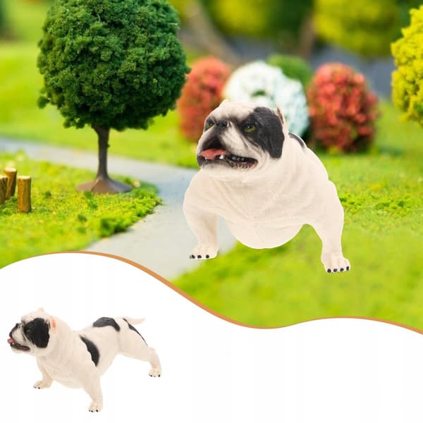 A SIMULATED MODEL OF A BULGOG DOG MADE FROM DURABLE PLASTIC