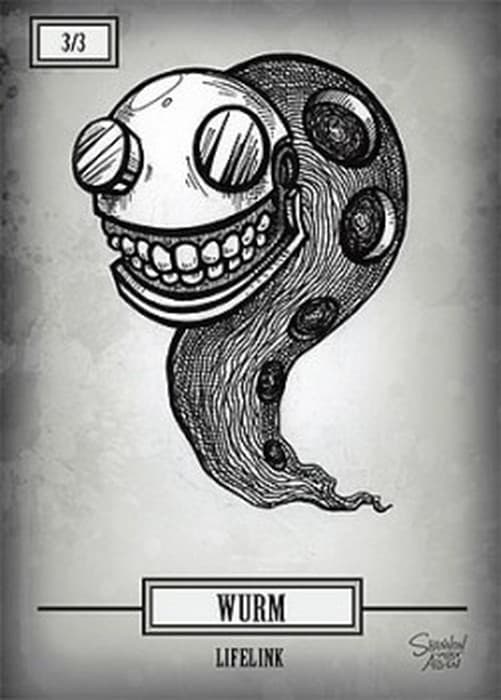 Magic: The Gathering Wurm Token