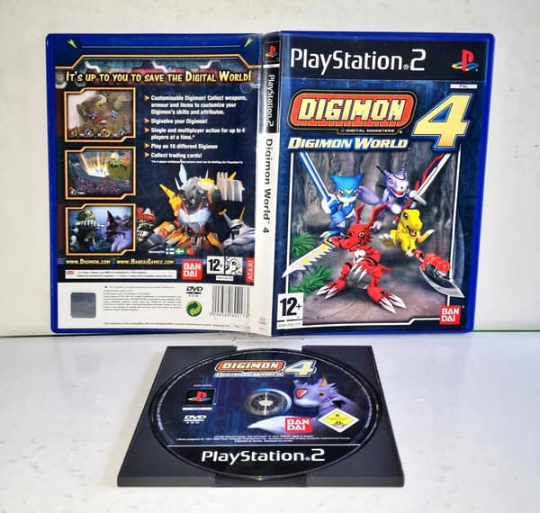 Digimon World 4 PS2 – PLEASE READ THE DESCRIPTION!!! THE DISC IS VERY SCRATCHED!!!