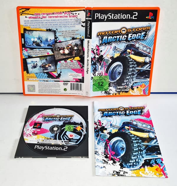 MOTORSTORM ARCTIC EDGE PS2 POLISH IN-GAME DB DISC