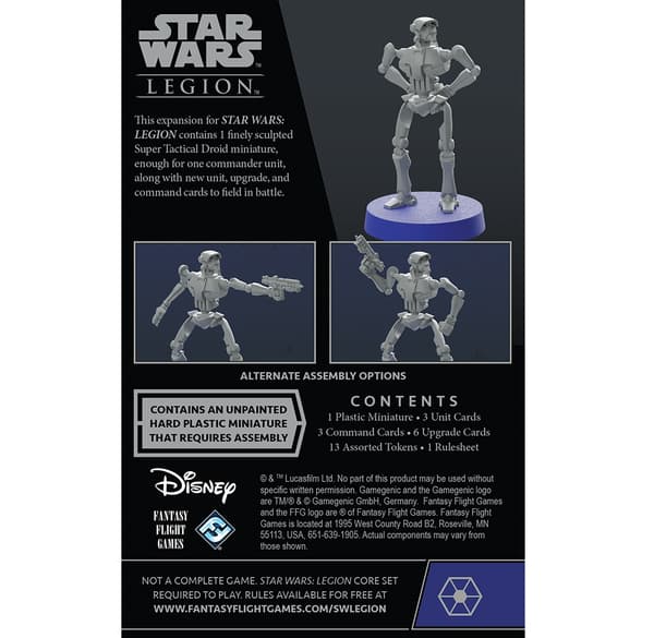 Atomic Mass Games, Asmodee, Star Wars: Legion Supertactics Droid, Expansion,