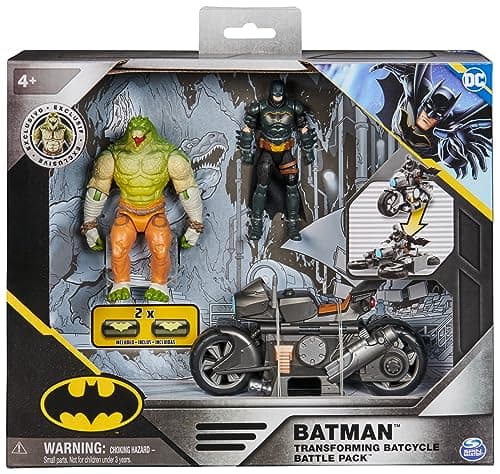 DC Comics, Batman Transforming Batcycle Battle Pack with Exclusive 10-cm Ki