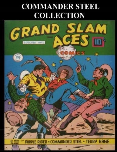 Commander Steel Collection: Golden Age Superhero Comic Collection Features