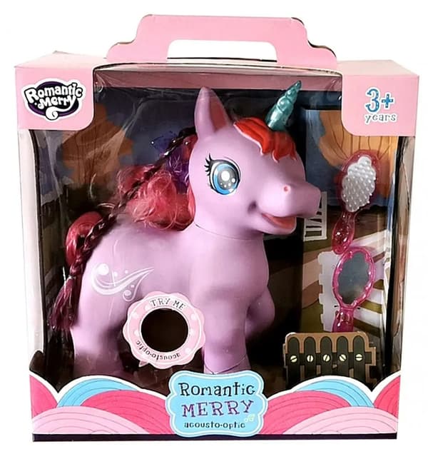 Unicorn with sound, purple