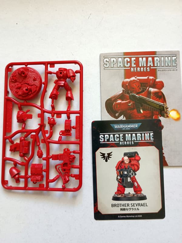 Space Marines Single Hero – plast W