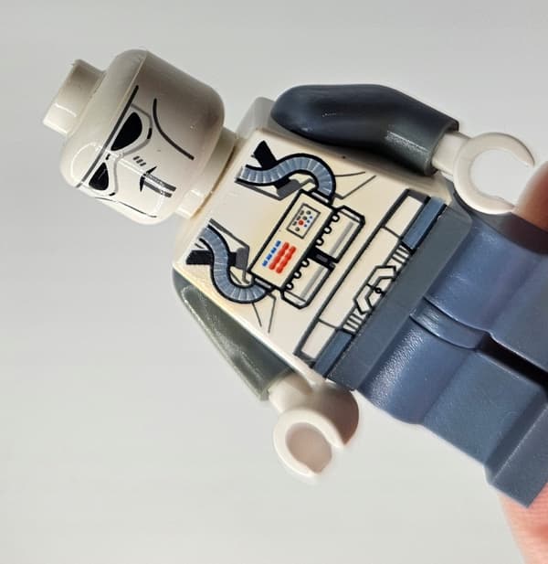 Lego Star Wars minifigure sw0281 Clone Trooper V-wing Pilot (Phase 2) DEFECT /