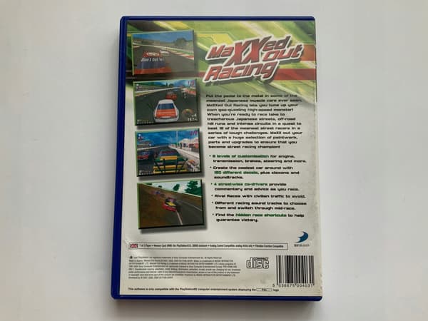 MAXXED OUT RACING PS2 Complete Set