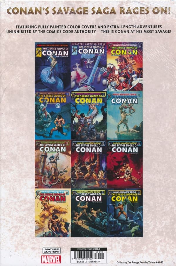 Savage Sword of Conan: The Original Marvel Years