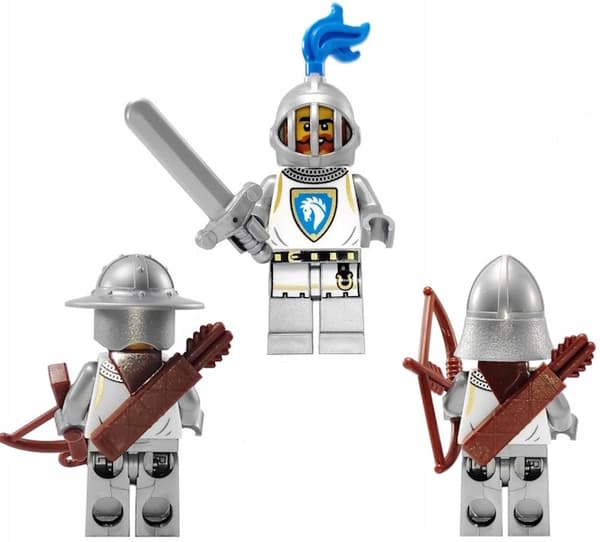 LEGO Castle – White Horse Knight, 3-piece set