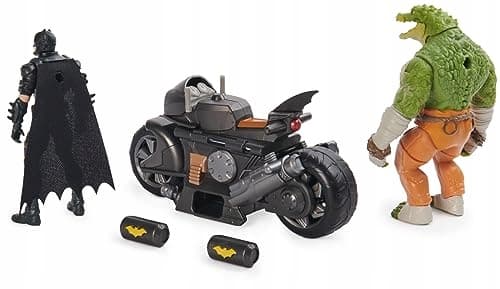 DC Comics, Batman Transforming Batcycle Battle Pack with Exclusive 10-cm Ki