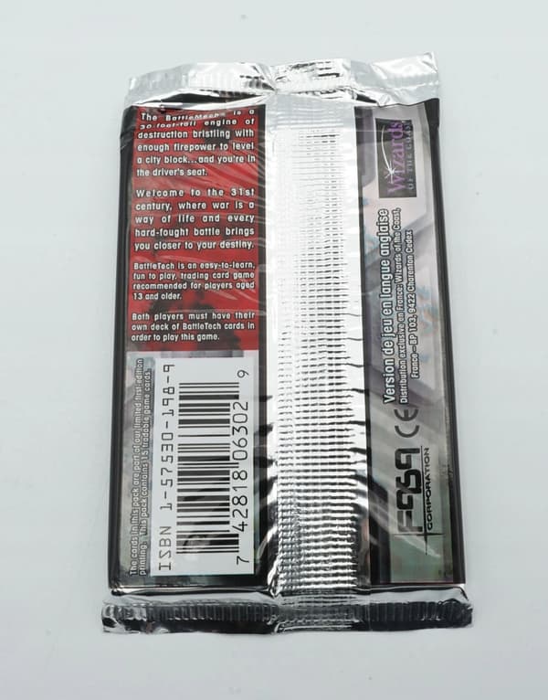 Battletech TCG Limited Booster Pack WOC 6302