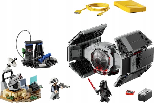 LEGO Star Wars 75421 SMART Play Darth Vader’s TIE Fighter, building blocks