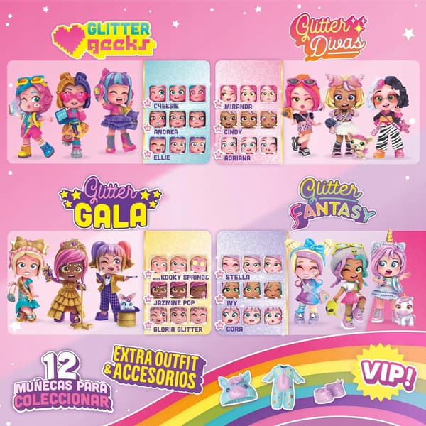 Magicbox – KookyLoos – Glitter Glam series (pink) – surprise doll