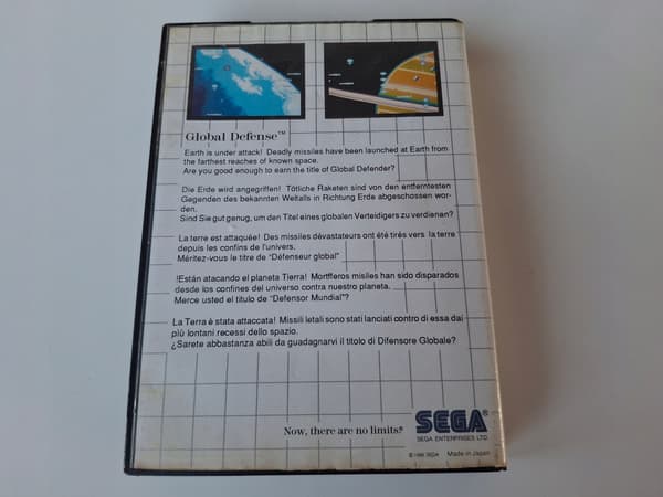 GLOBAL DEFENCE SEGA MASTER SYSTEM ENG
