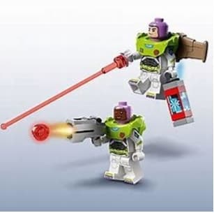 LEGO LIGHTYEAR Buzz Lightyear figure (dis065) in Command Suit, plus weapon and 2 heads