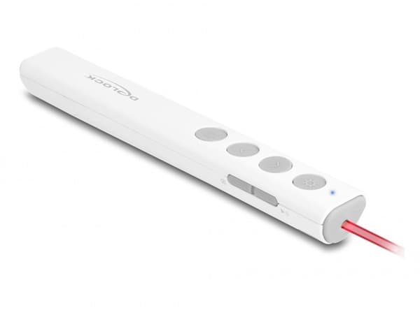 Delock 64251 USB Laser Pointer, White
