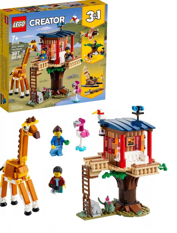 LEGO CREATOR 31116 SAFARI TREEHOUSE + ZE