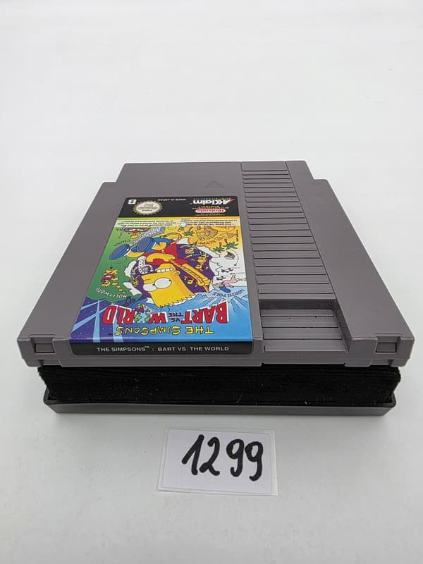 NINTENDO NES THE SIMPSONS: BART VS THE WORLD – ORIGINAL