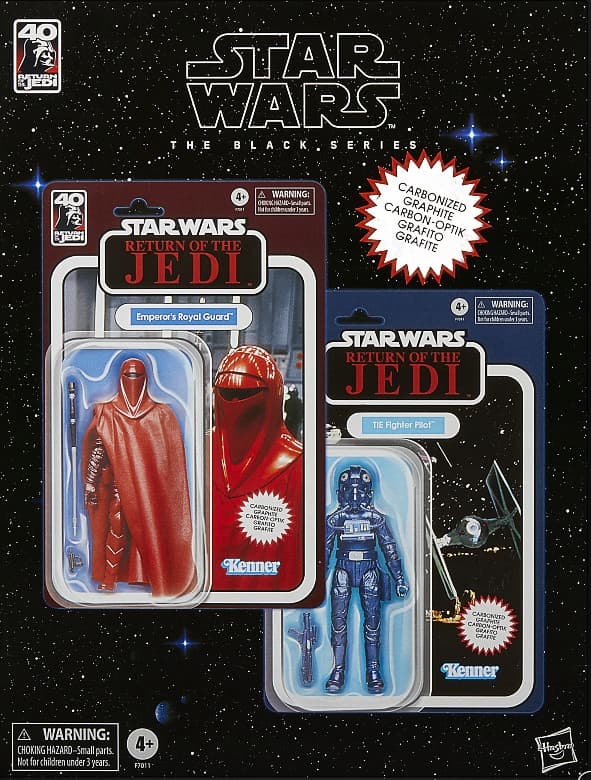 STAR WARS SET OF 2 FIGURES: EMPEROR'S ROYAL GUARD & TIE PILOT