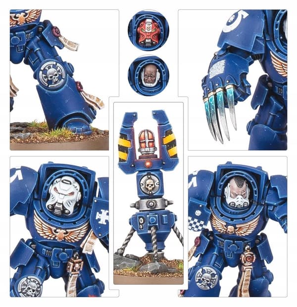 WARHAMMER 40K – BATTLEFORCE SPACE MARINES CRUX TERMINATUS + Gratis väska!