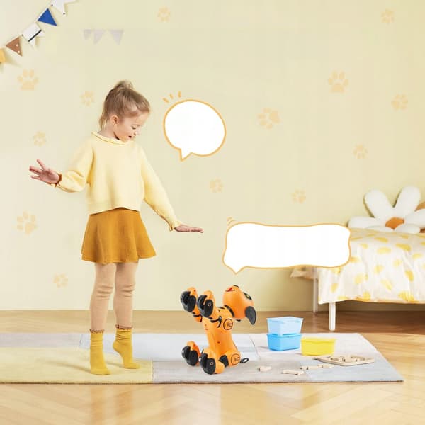 Remote-Controlled Robot Dog – Talks, Dances, Responds to Touch and Voice