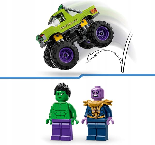LEGO MARVEL 76312 Hulk vs Thanos Monster Truck