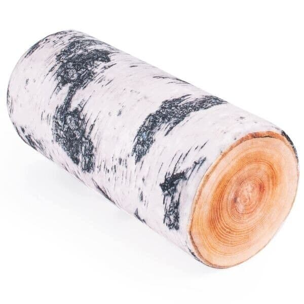 Elegant soft toy – birch log, 38 cm