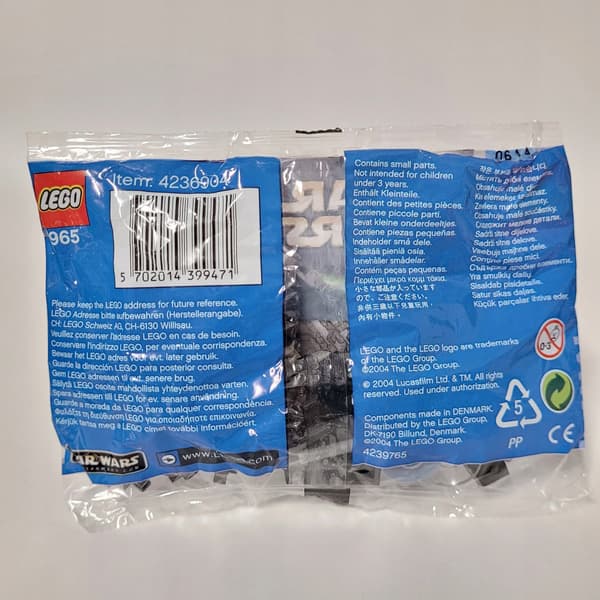 6965 Lego Star Wars TIE Interceptor Kabaya polybag MISB 2005