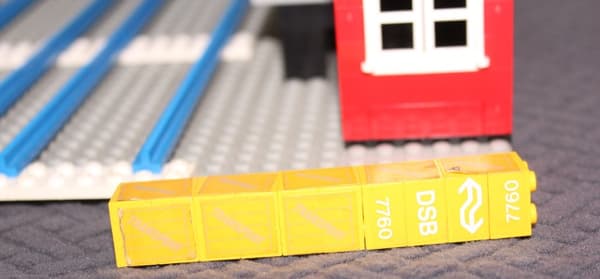 CITY TOWN LEGO TRAIN 165 BOX INSTRUCTIONS Cargo Station SET