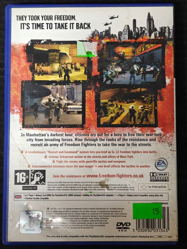 Freedom Fighters (PS2) (ENG) PlayStation 2