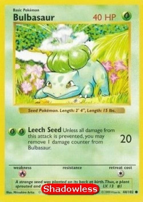 Pokemon TCG Bulbasaur