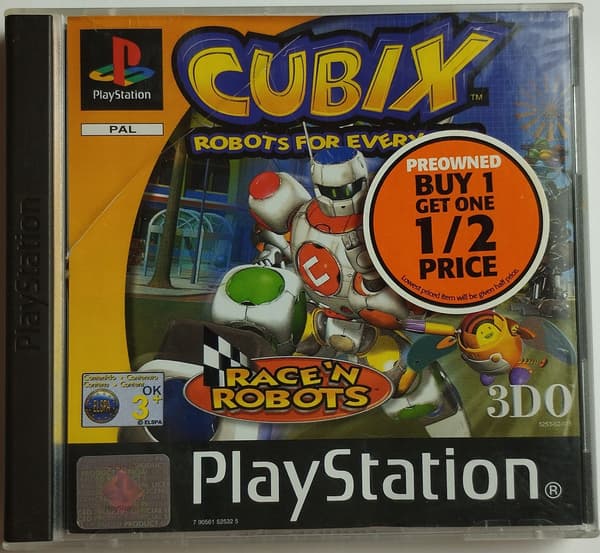 Cubix Robots for Everyone game for Sony PlayStation (PSX)