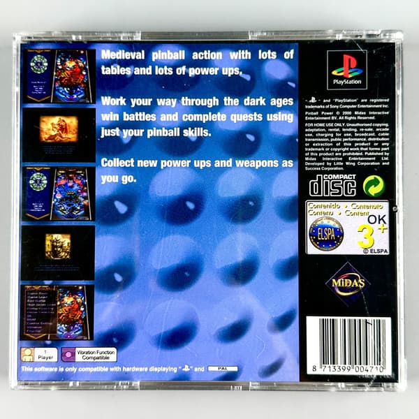 Pinball Power | PS1 | PSX | PLAYSTATION | 3xA SET