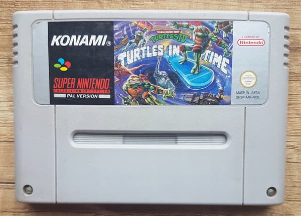 Turtles 4: In Time – Nintendo SNES, PAL version, No. 2