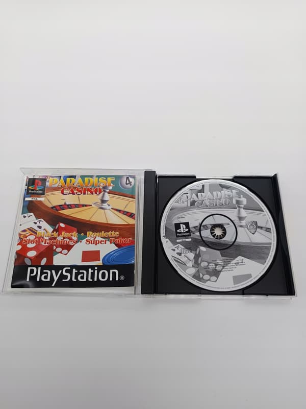 Paradise Casino PlayStation (PSX) boxed – NEW REPLACEMENT BOX