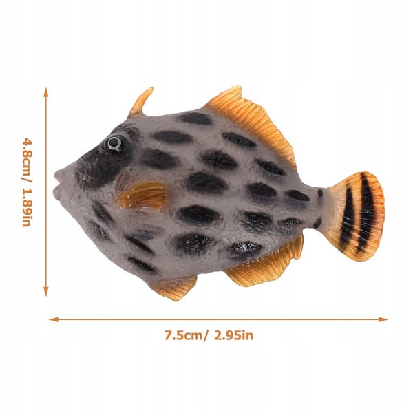 DECORATIVE PLASTIC FISH FIGURINE