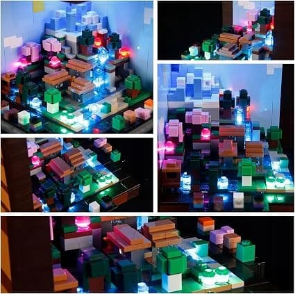 LED lighting for the LEGO 21265 Craft Table Lights Set by YEABRICKS