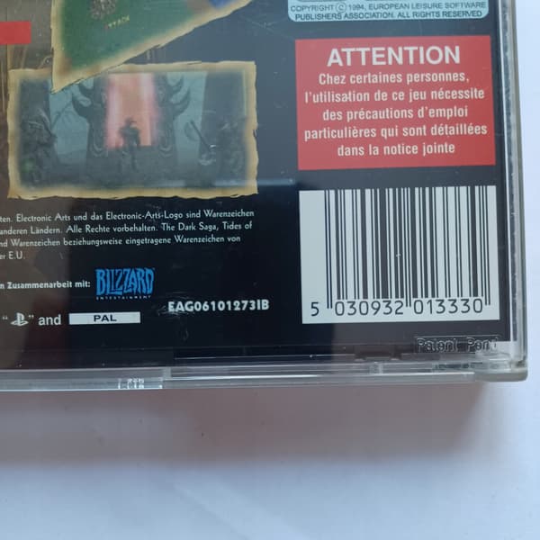 Warcraft II, PlayStation, PS1, PSX