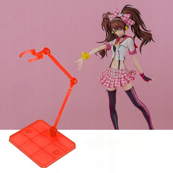 5 PCS. ACTION FIGURE STANDS, STABLE, PLASTIC, COLOURFUL