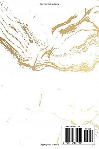 Boss Babe Notebook: Gold marbled Boss Babe journal