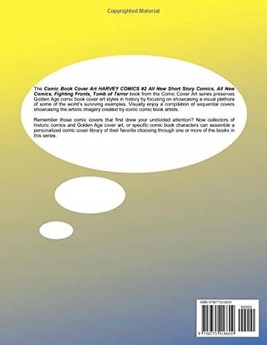 Comic Book Cover Art HARVEY COMICS #2: All-New Short Story Comics, All Ne