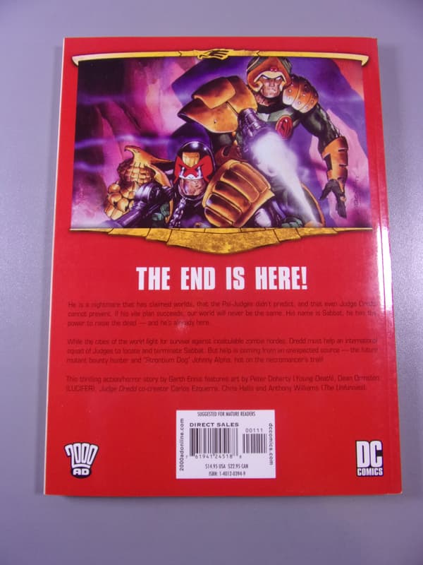 JUDGE DREDD: JUDGMENT DAY, 2004, English-language edition