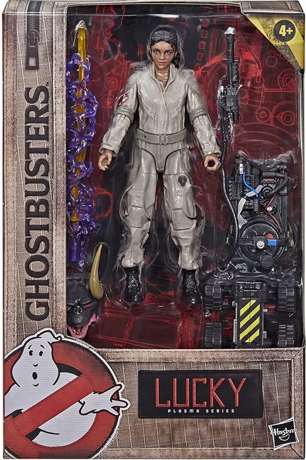 GHOSTBUSTERS LUCKY GHOSTBUSTER FIGURE BY HASBRO