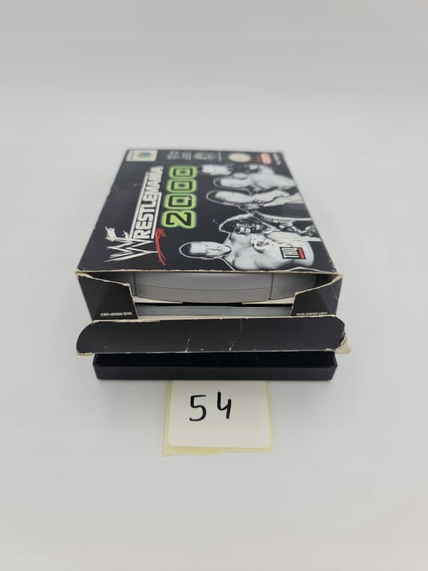 NINTENDO 64 WRESTLEMANIA 2000 CARTON BOX PAL VERSION