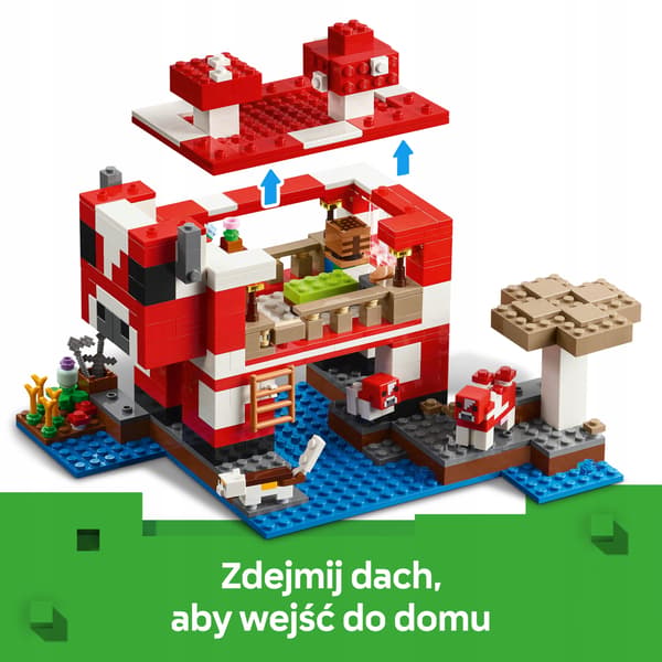 LEGO Minecraft Mushroom Cow’s House 21270