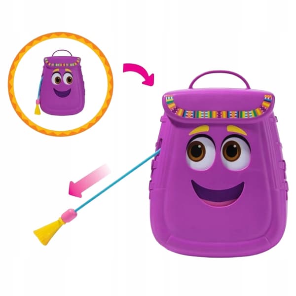 DORA AND FRIENDS BACKPACK SET: ACCESSORIES, TOY, BINOCULARS, MAP AND COMPASS