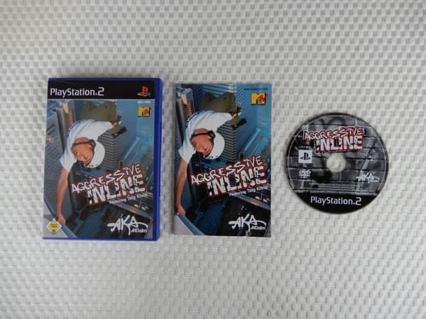 Aggressive Inline, as good as new, for Sony PlayStation 2 (PS2) #2125