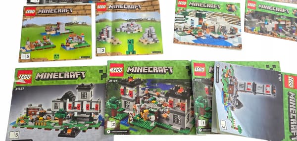 LEGO MINECRAFT INSTRUCTIONS SET