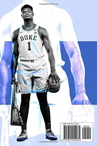 Zion Williamson Notebook: Cute College-Style Wide-Ruled Journal Notebook for School